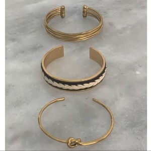Stella & Dot Gold Cuff Bundle